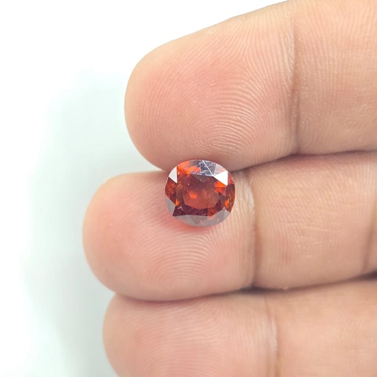 Hessonite Garnet (Gomed Stone) – Certified Natural Gemstone Hessonite Garnet (Gomed Stone) – Certified Natural Gemstone